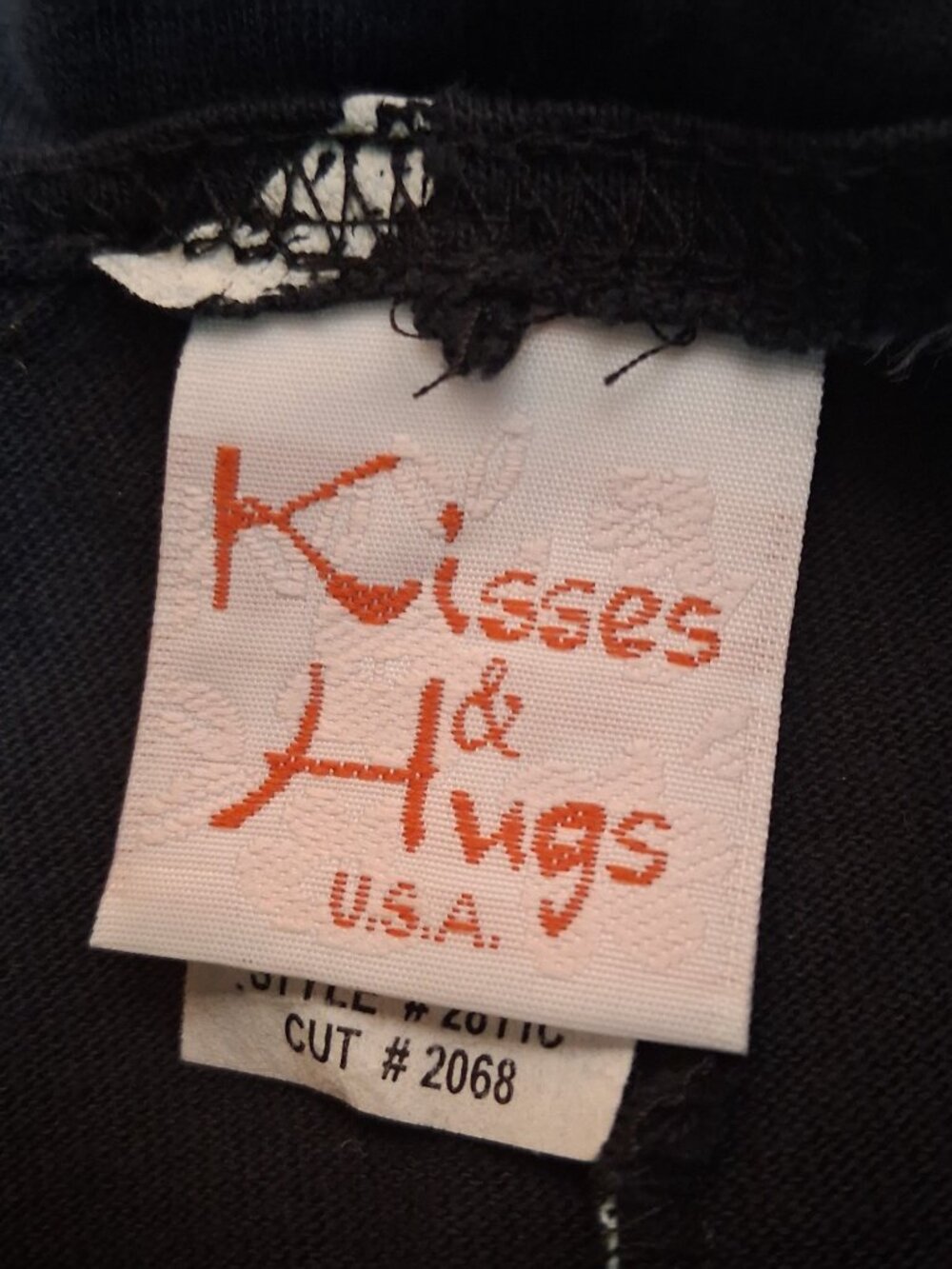 Kisses And Hugs Dress XL Black Knit Cotton Black Fish Beach Vacation Coastal - Picture 4 of 12